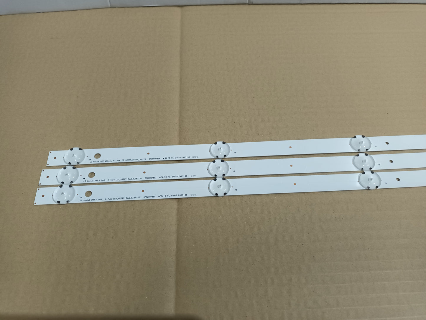 LG43UK6400PLF, KIT 3 TIRAS LED, NUEVAS (ref,110)