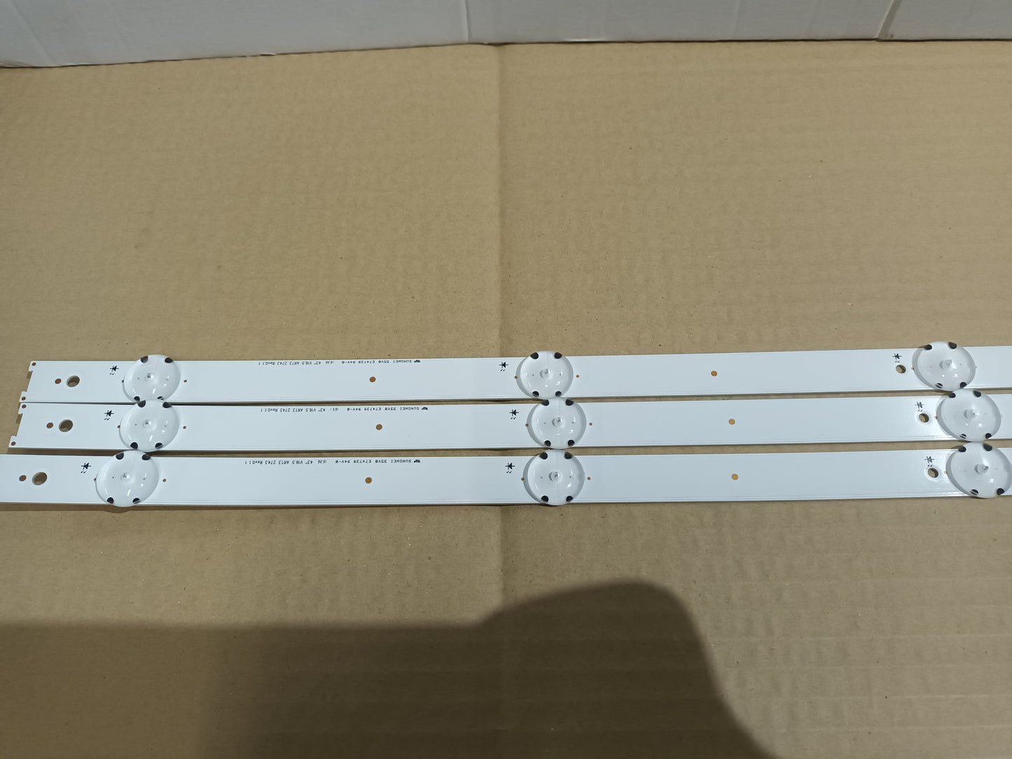 LG43LH590A-ZD, KIT 3 TIRAS LED, NUEVAS (ref,114)