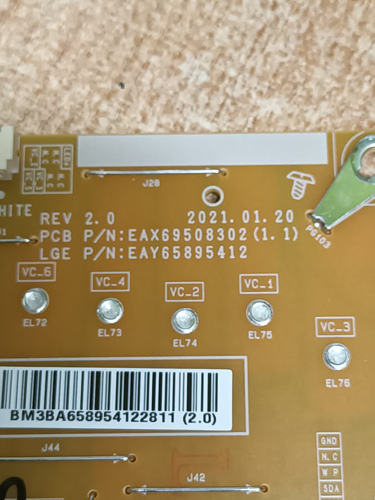 EAX69508302(1.1), NUEVA SIN USAR, de tv LG55NANO806PA,