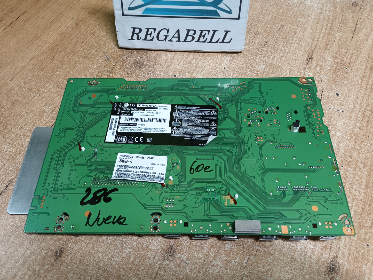 PLACA MAIN, EAX68766003(1.0), EBT66117502, de tv LG55SM9010PLA, NUEVA SIN USAR,