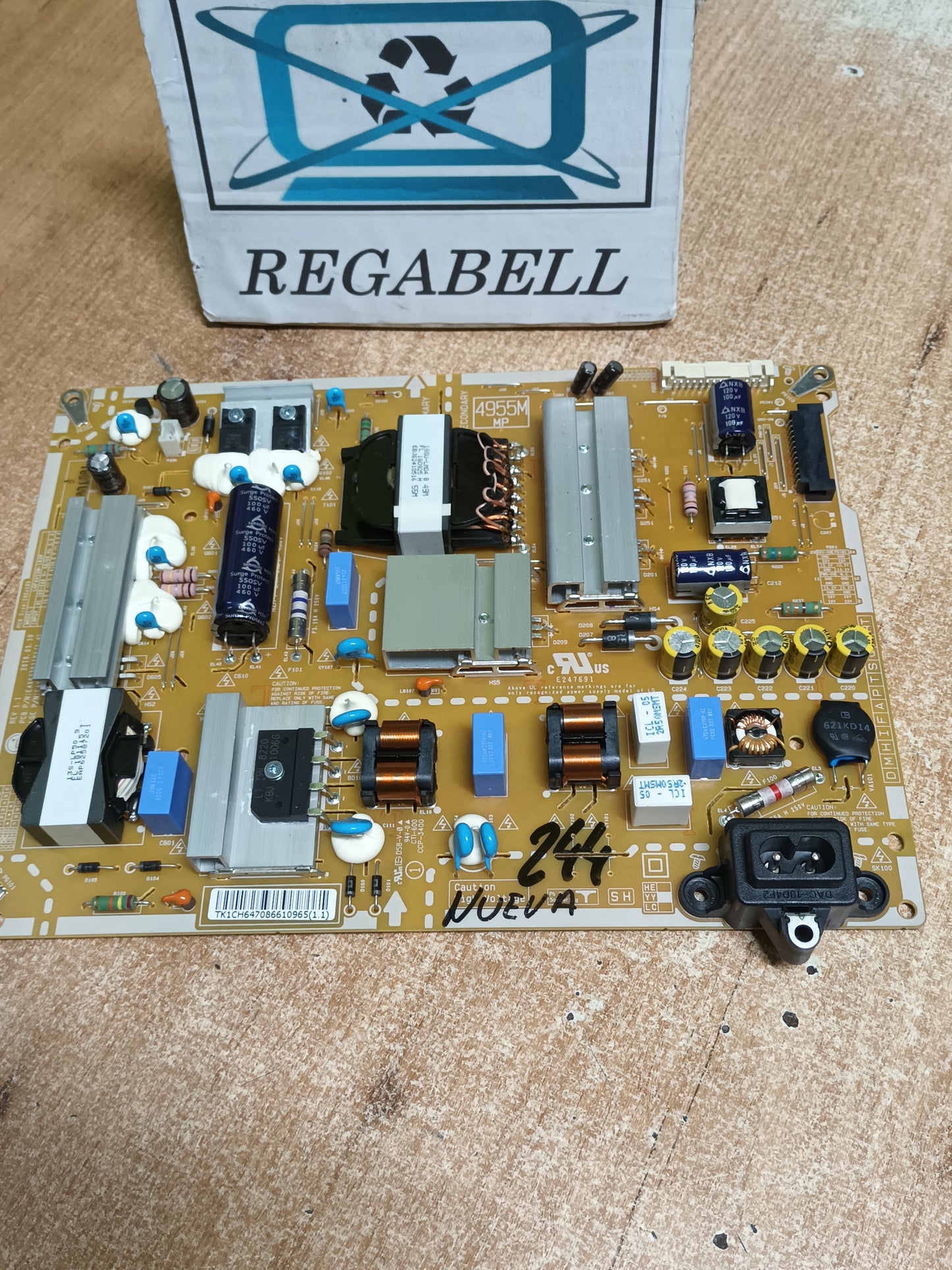 EAX67703101(1.6), NUEVA SIN USAR, de tv LG55SM9010PLA