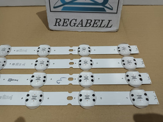 LG55UN81006LB, KIT 4 TIRAS LED NUEVAS, (ref,53)