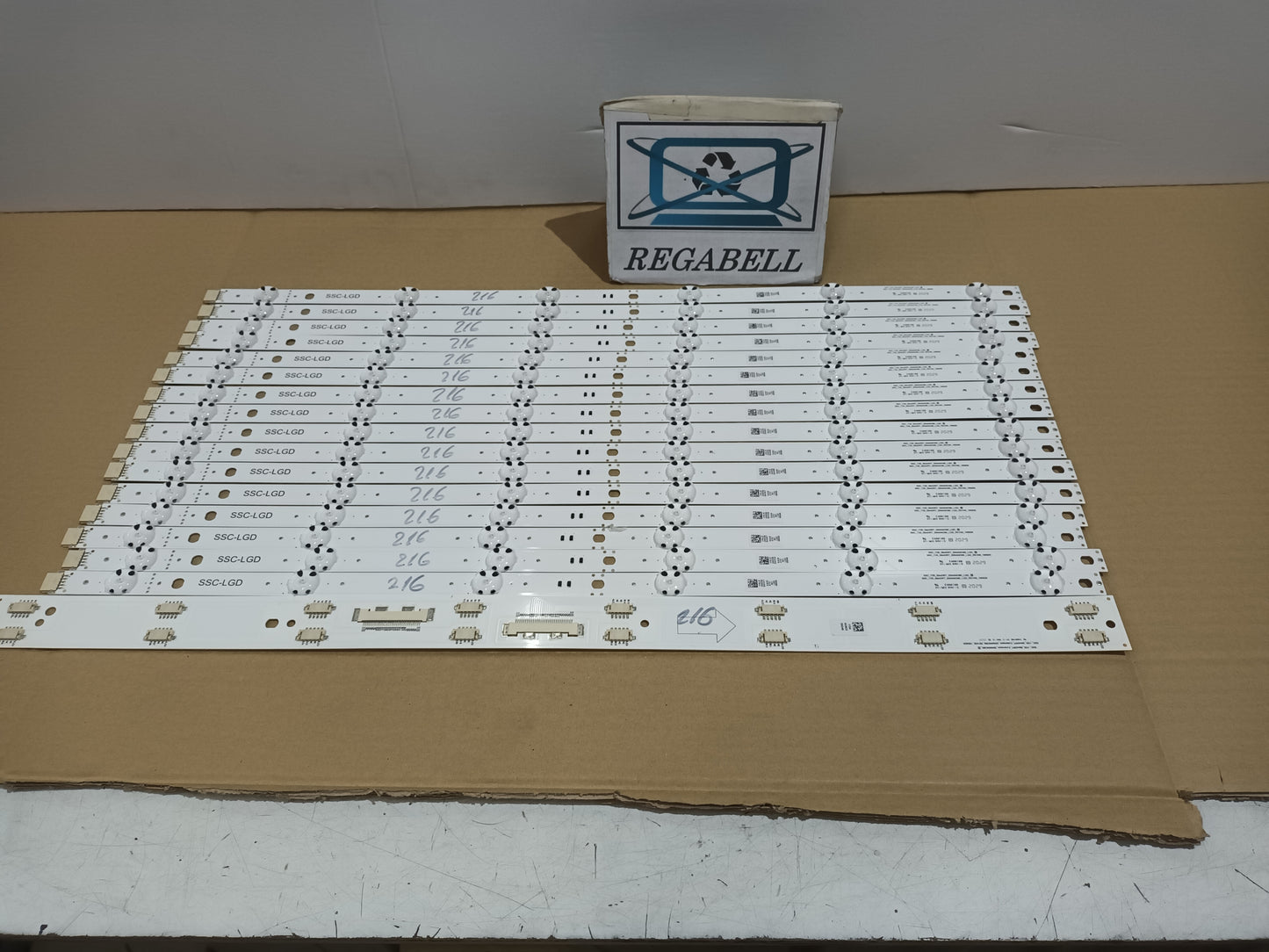 LG55NANO916NA, KIT 16 TIRAS LED NUEVAS, (ref,216)