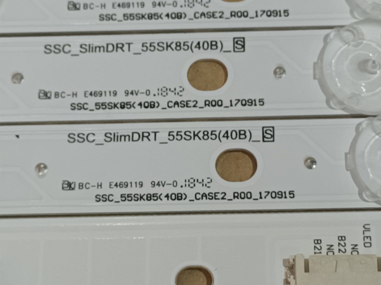 KIT 20 tiras de retroiluminación de LG55MU9010P