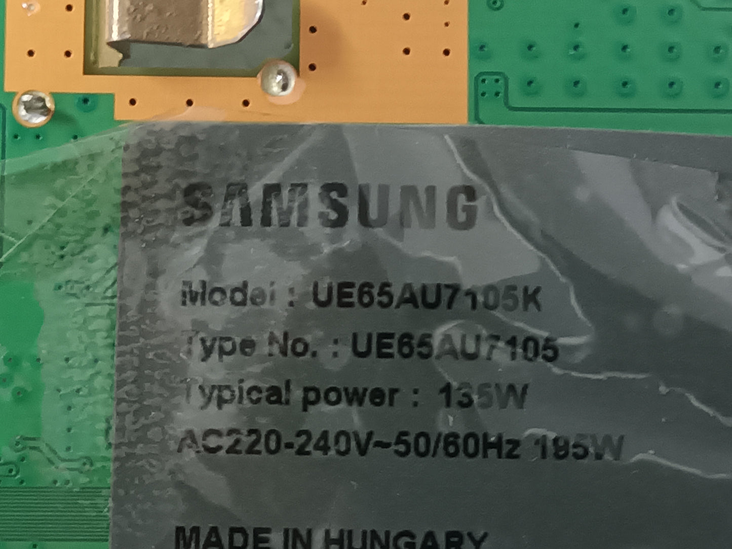 KIT 10 tiras de retroiluminación desmontadas de SAMSUNG UE65AU7105K