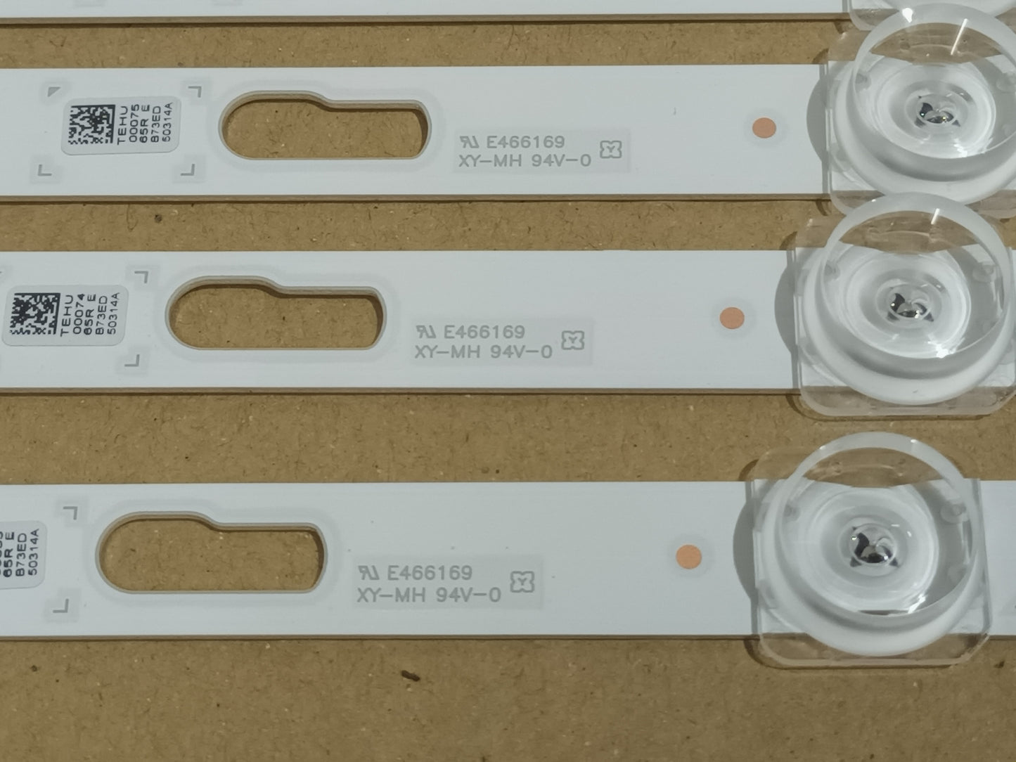 UE65TU7105K, KIT 10 TIRAS LED NUEVAS, (ref,211)