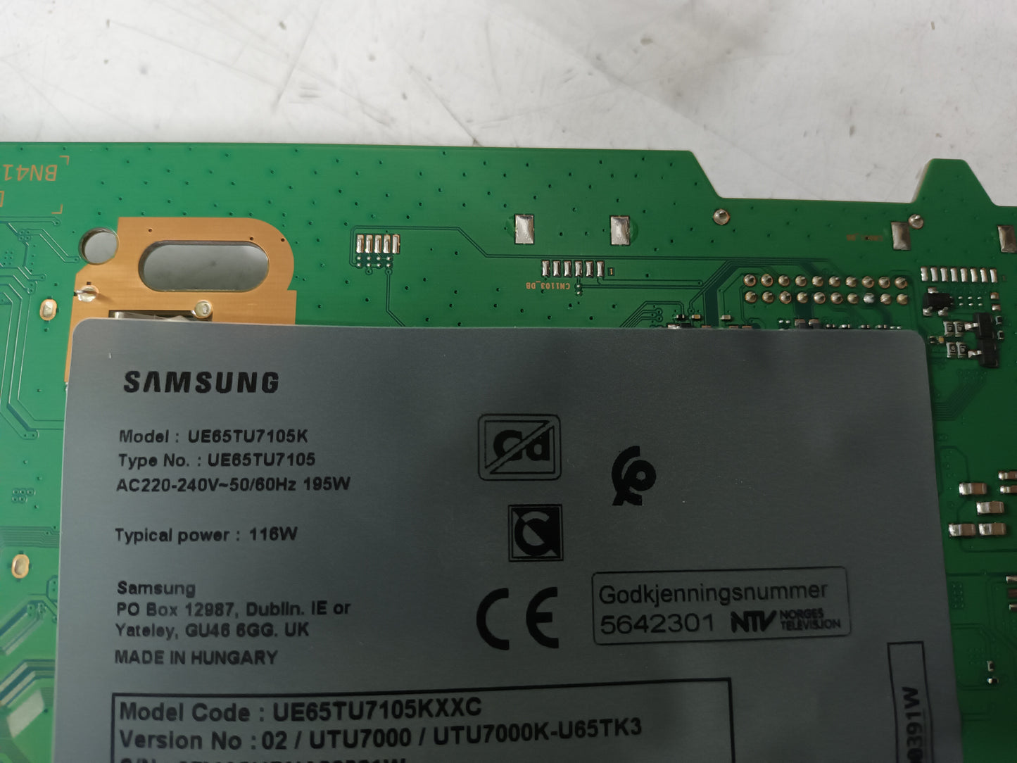 UE65TU7105K, componentes NUEVOS, (ref-85)