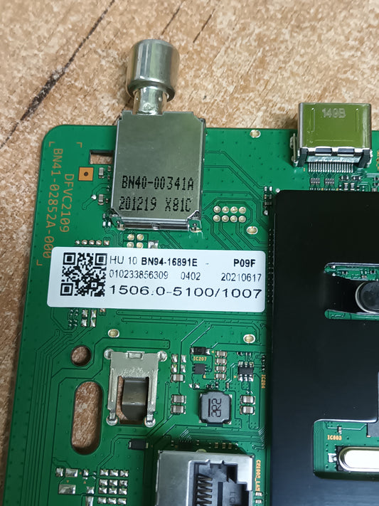 Placa main, BN94-16891E, de tv SAMSUNG UE65AU7105K, NUEVA SIN USAR