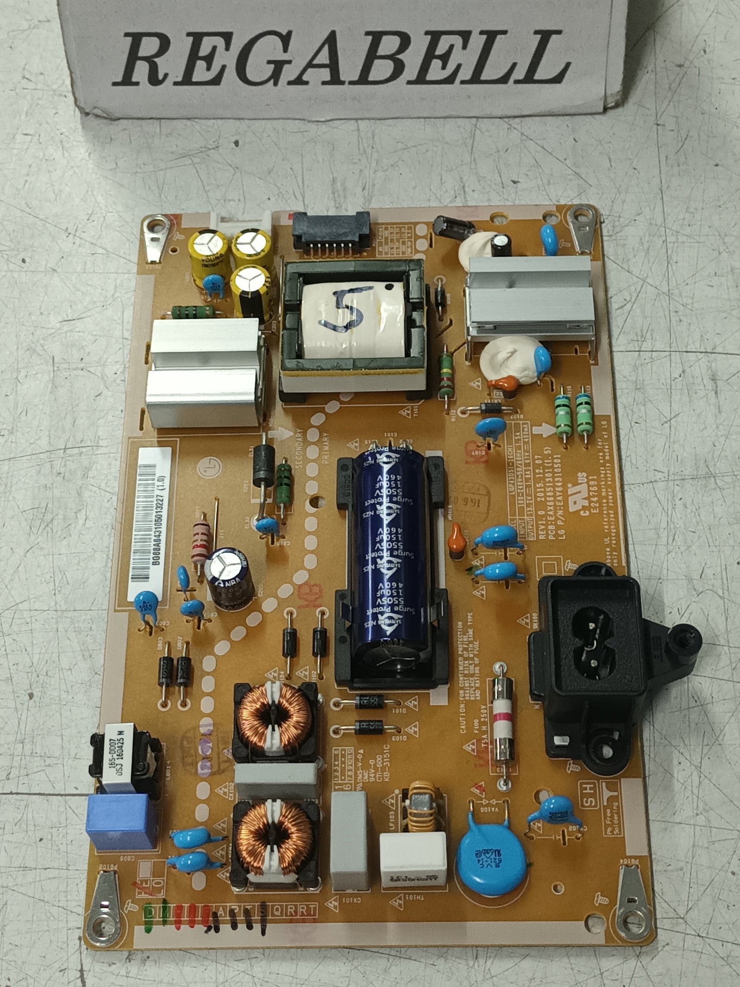 PSU, EAX66851301(1.5), NUEVA SIN USAR, de LG43LJ590V