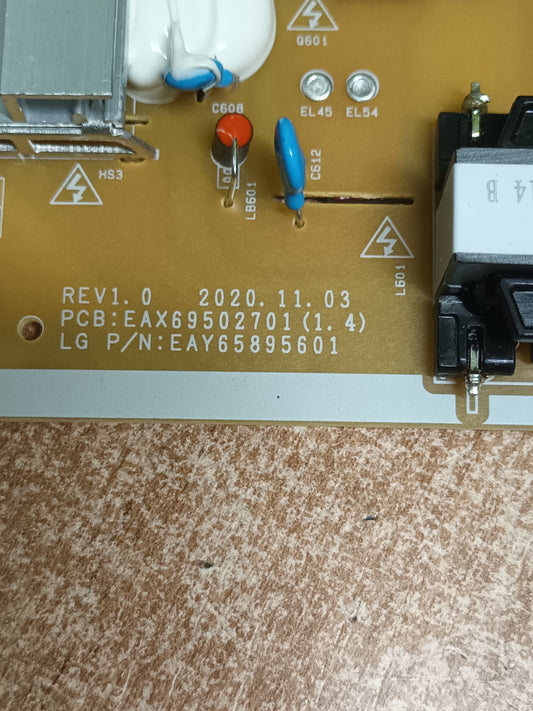 EAX69502701(1.4), NUEVA SIN USAR, de TV LG50UP78006LB,