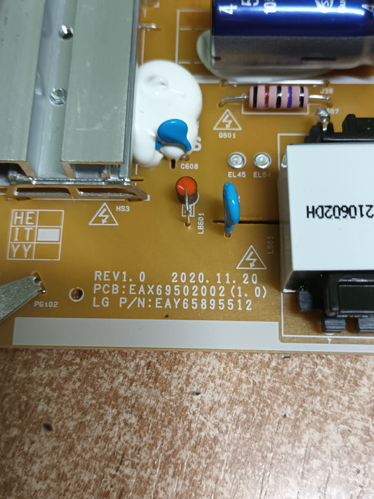 EAX69502002(1.0), NUEVA SIN USAR, de TV LG50UP81006LR,