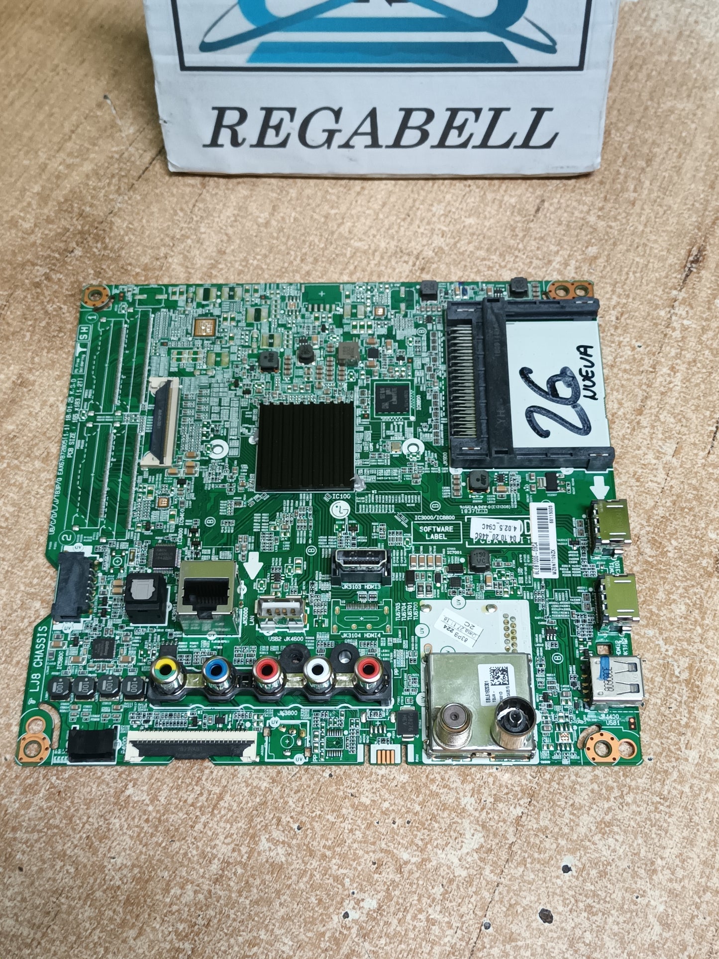 Placa main, EAX67872805(1.1) EBT66113003, de tv LG50UK6300PLB, NUEVA SIN USAR,