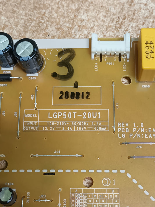 EAX69057001(1.9), de LG50UN74006LB, NUEVA