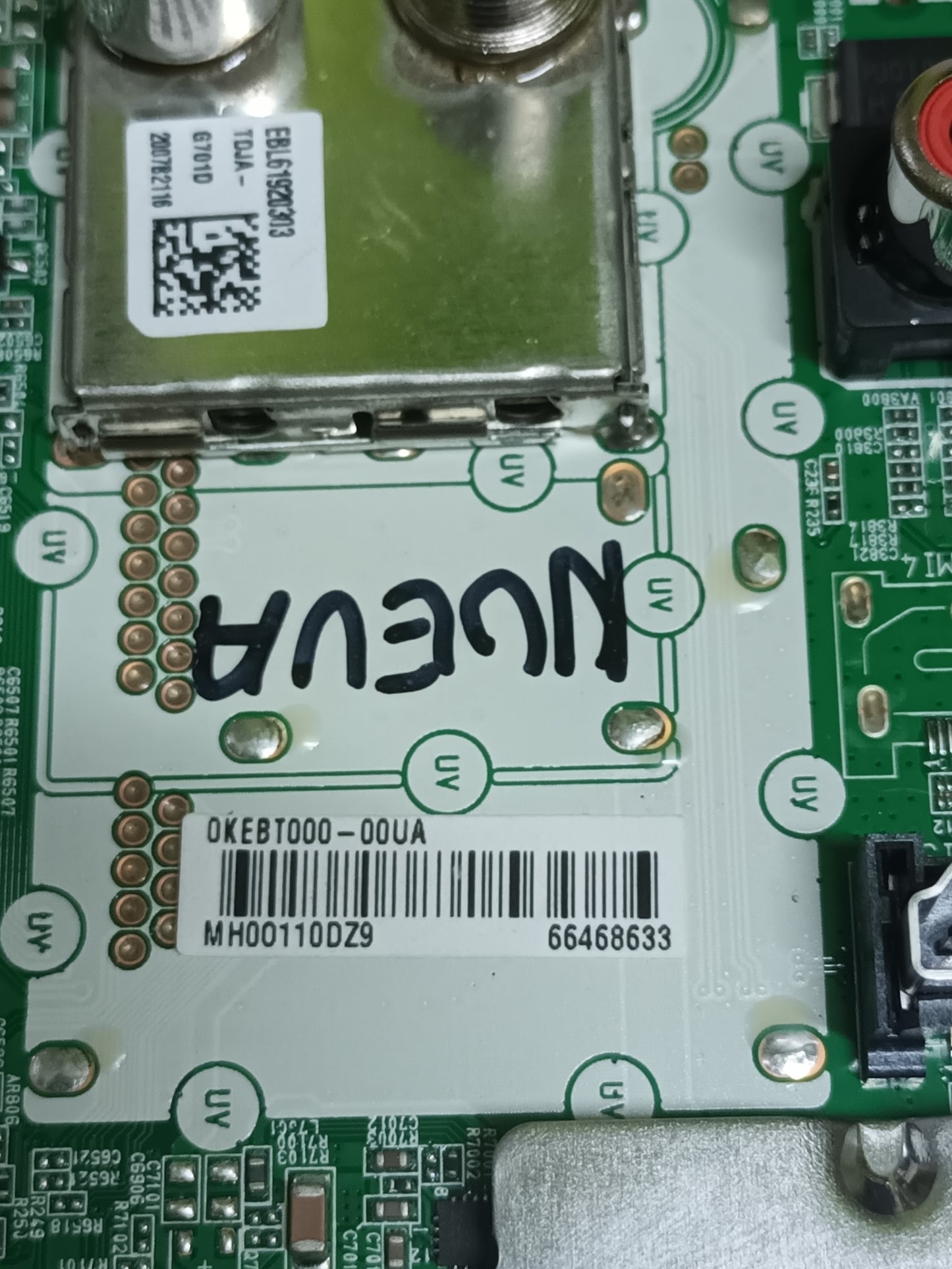 Placa main, EAX69083603(1.0) EBT66468633, de tv LG50UN74006LB,NUEVA SIN USAR