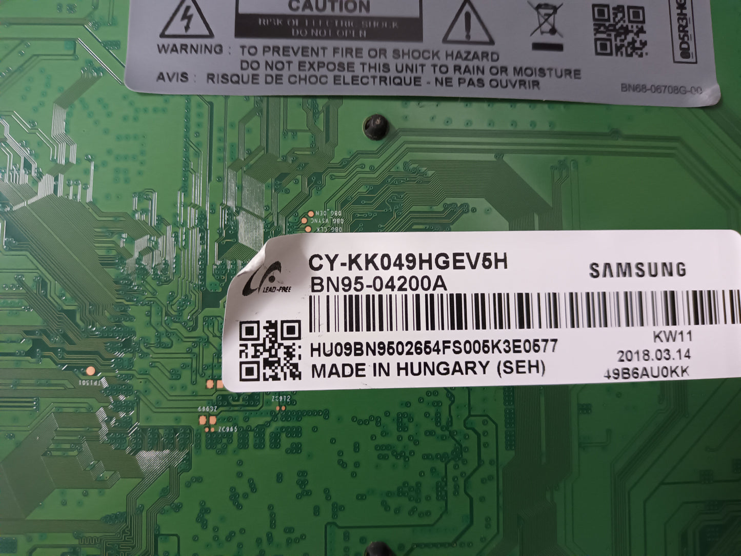 SAMSUNG UE49MU6405U, componentes NUEVOS, (ref-103)