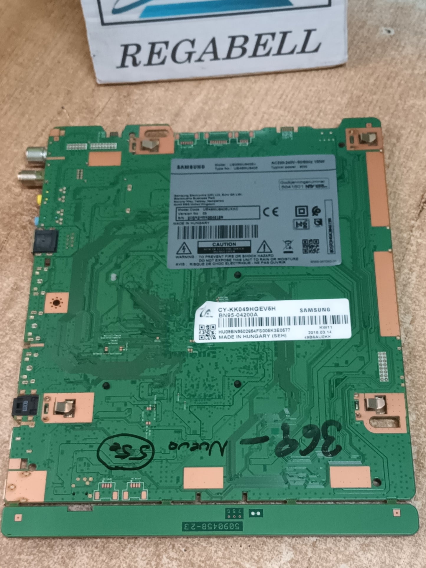 Placa main, BN94-12399N, de tv SAMSUNG UE49MU6405U NUEVA SIN USAR,