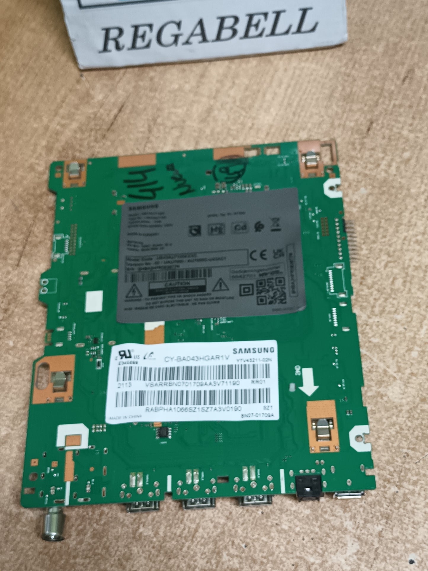 PLACA MAIN, BN96-53075E, KANT_SUZE_AU7000, NUEVA SIN USAR de tv SAMSUNG UE43AU7105K, 