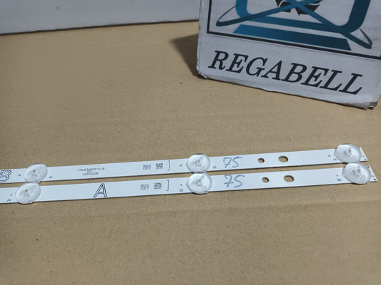 TOSHIBA 32WV3263DG, KIT 2 TIRAS LED (ref,75)