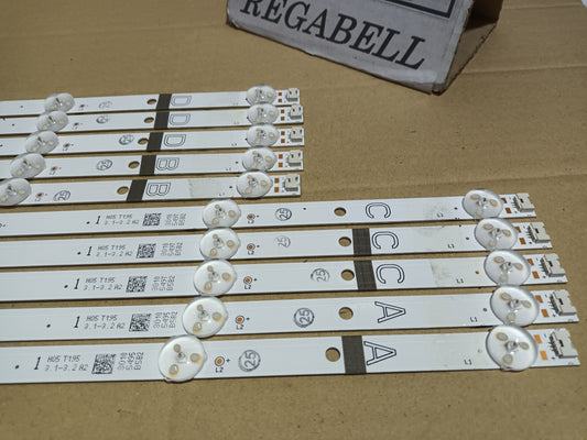 HITACHI 65HAK5350, KIT 10 TIRAS LED, (ref,165)