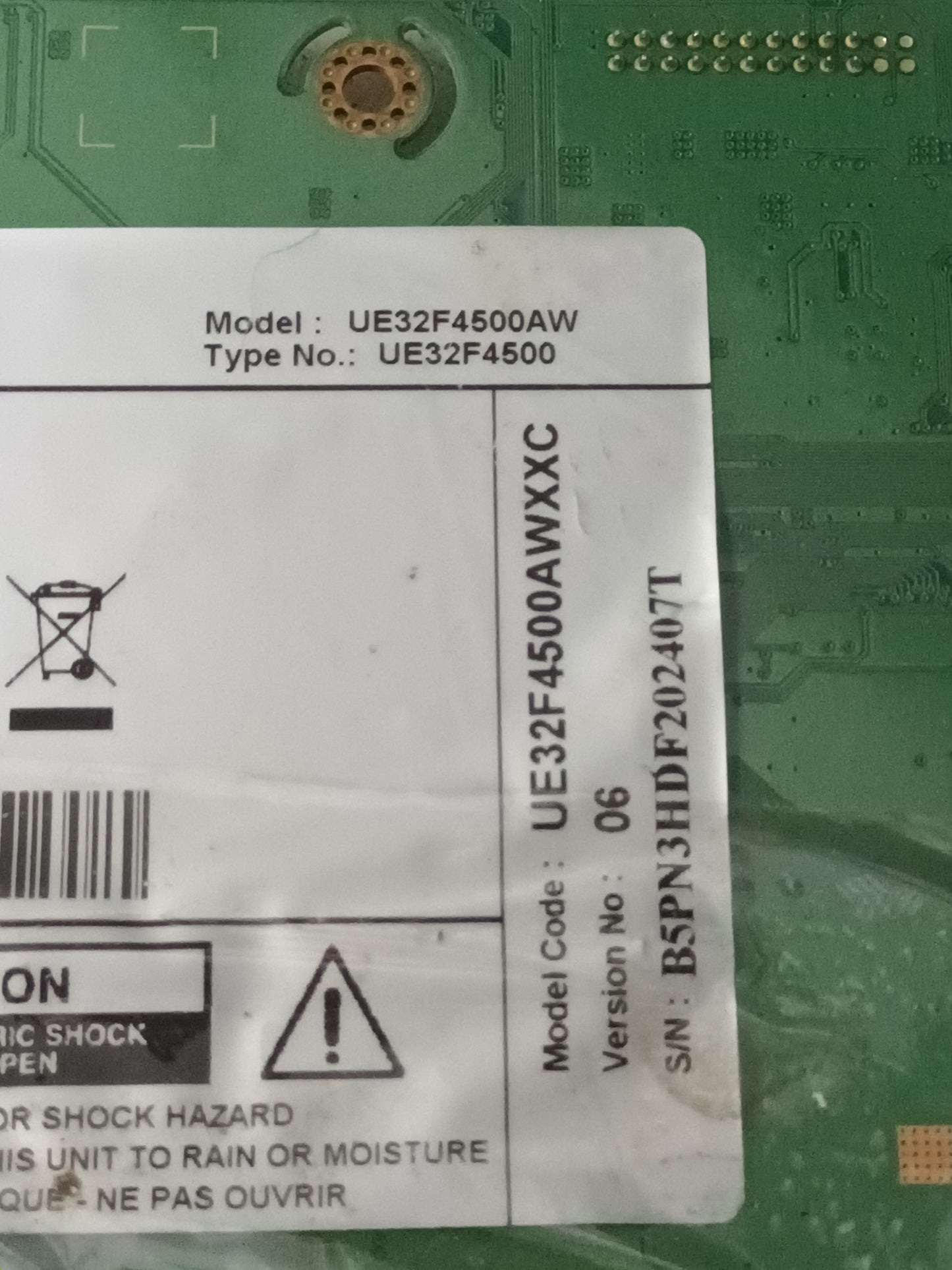 SAMSUNG UE32F4500AW, KIT 5 TIRAS LED, (ref,169)