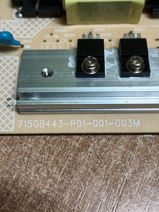 Fuente alimentación, 715GB443-P01-001-003M, de TV PHILIPS 70PUS7906/12,