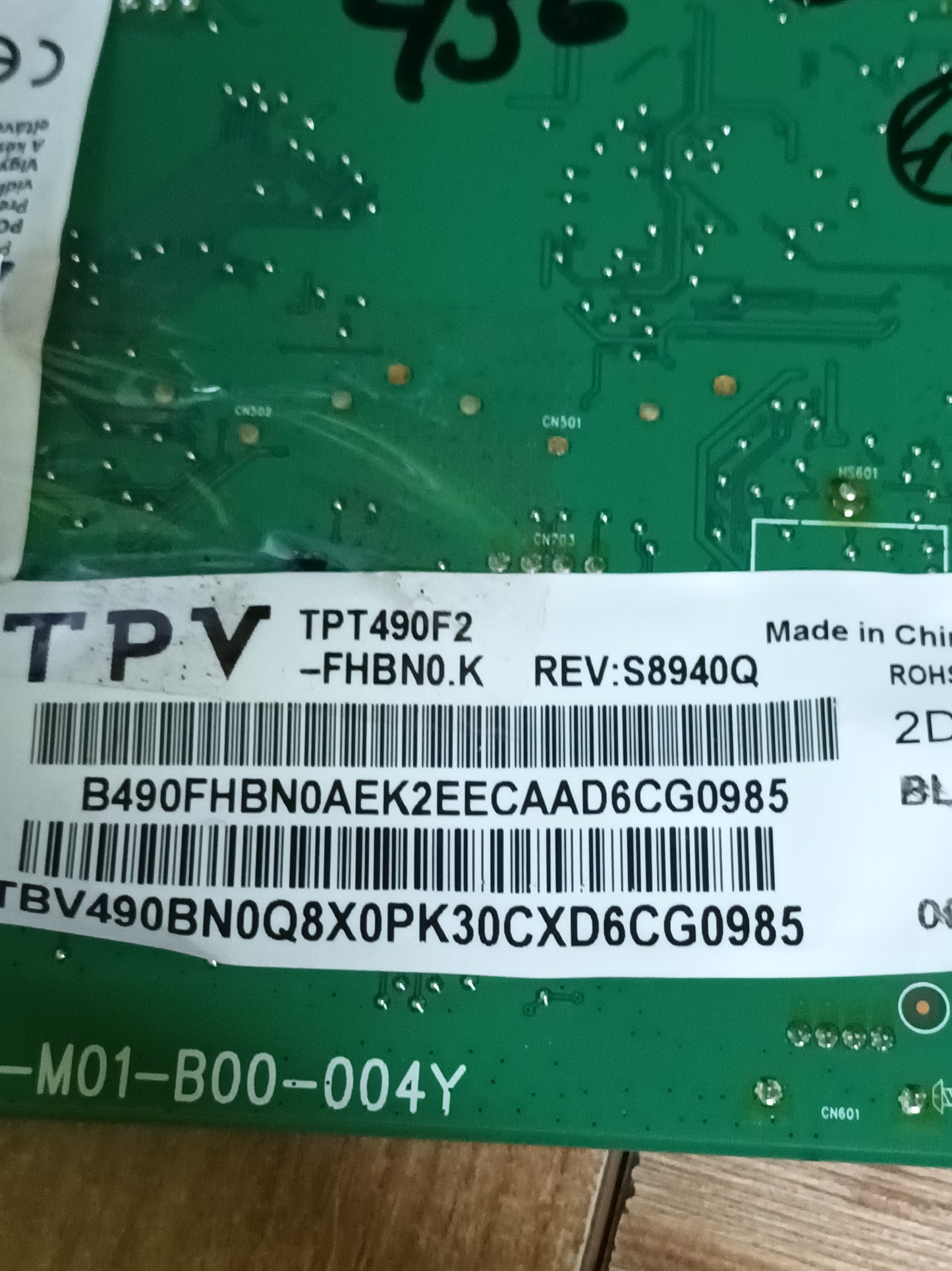 PLACA T-COM, 49 GOA, 47-6021064, de TV PHILIPS 49PFS4131/12,