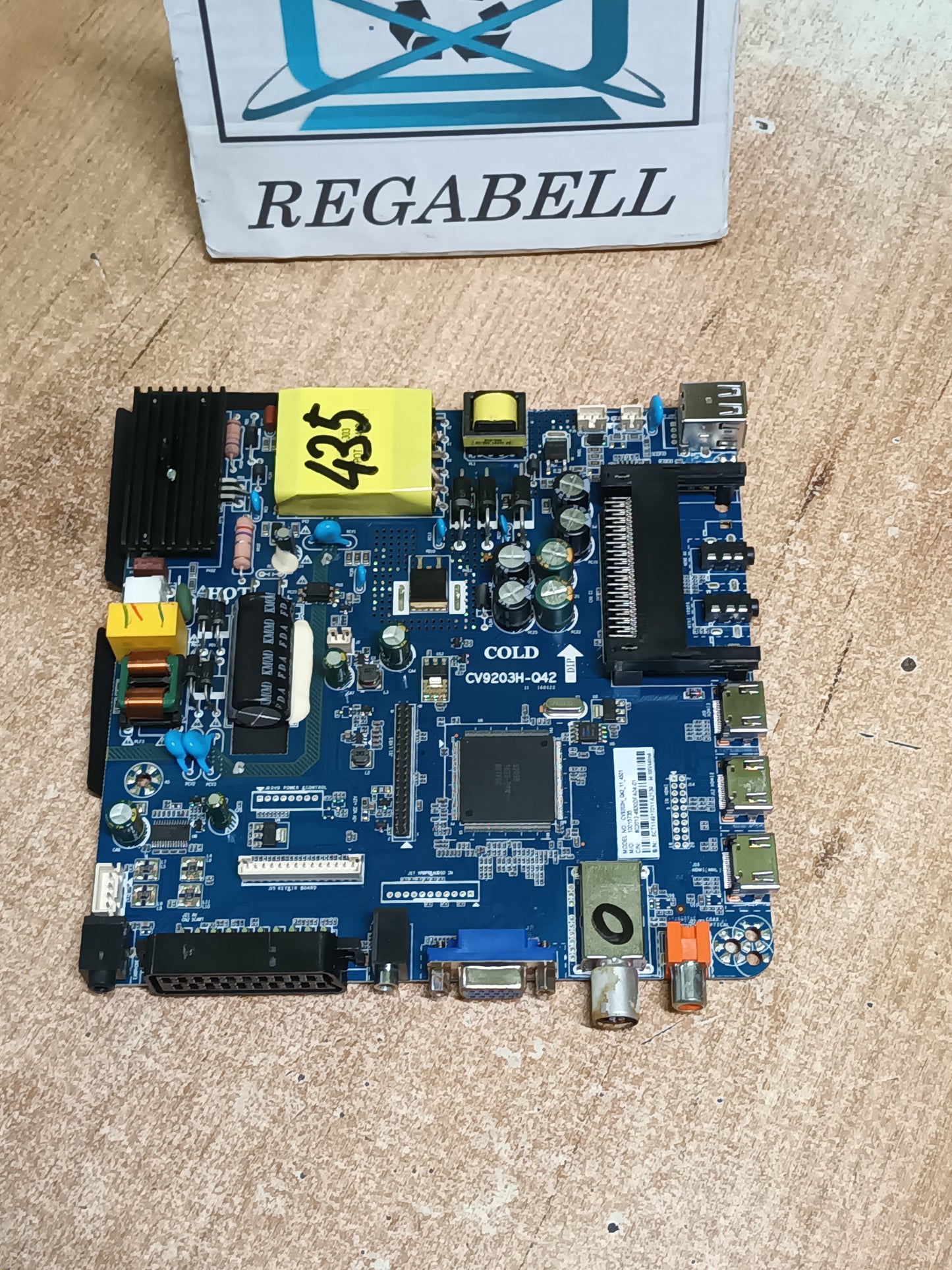 PLACA MAIN, CV9203H-Q42, de televisión TD SYSTEMS K48DLS6F,
