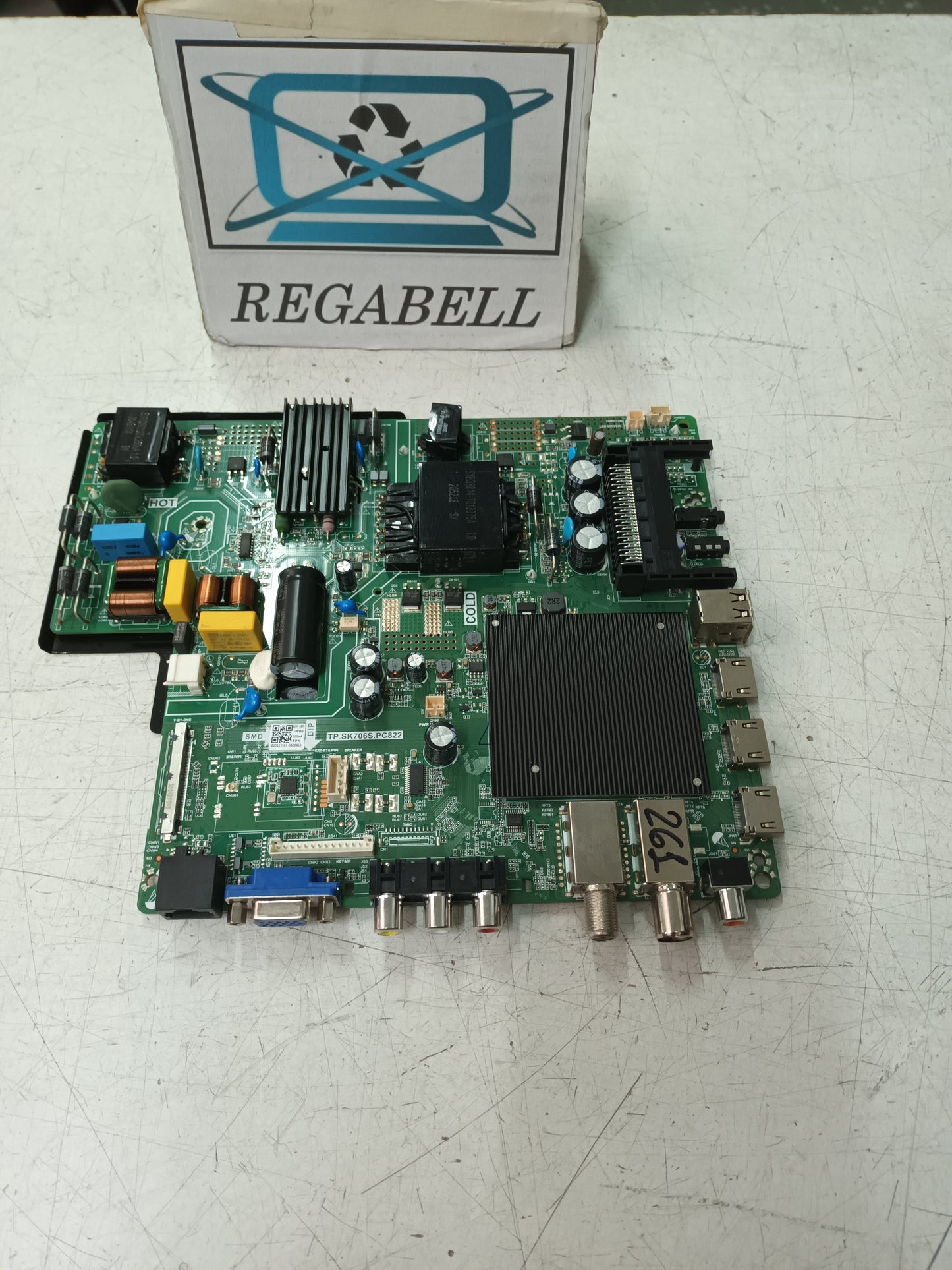 PLACA MAIN, TP.SK706S.PC822, de TV SILVER IPLE55/410885, NUEVA SIN USAR,