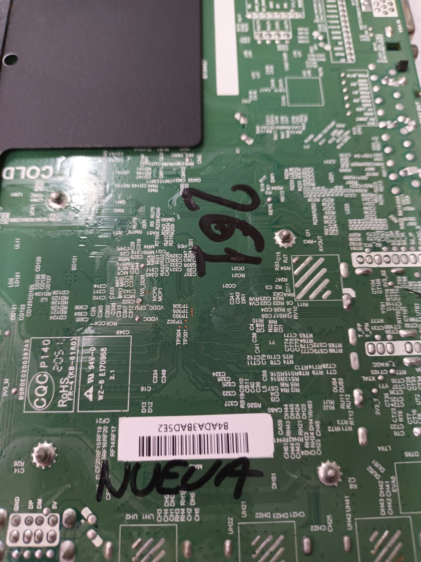 PLACA MAIN, TP.SK706S.PC822, de TV SILVER IPLE55/410885, NUEVA SIN USAR,