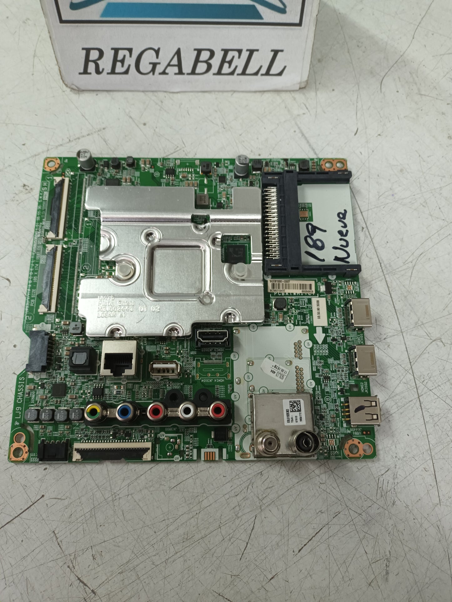 Placa main, EAX68253604(1.0), EBT66056803, DE TV LG43UM7100PLB, NUEVA SIN USAR,