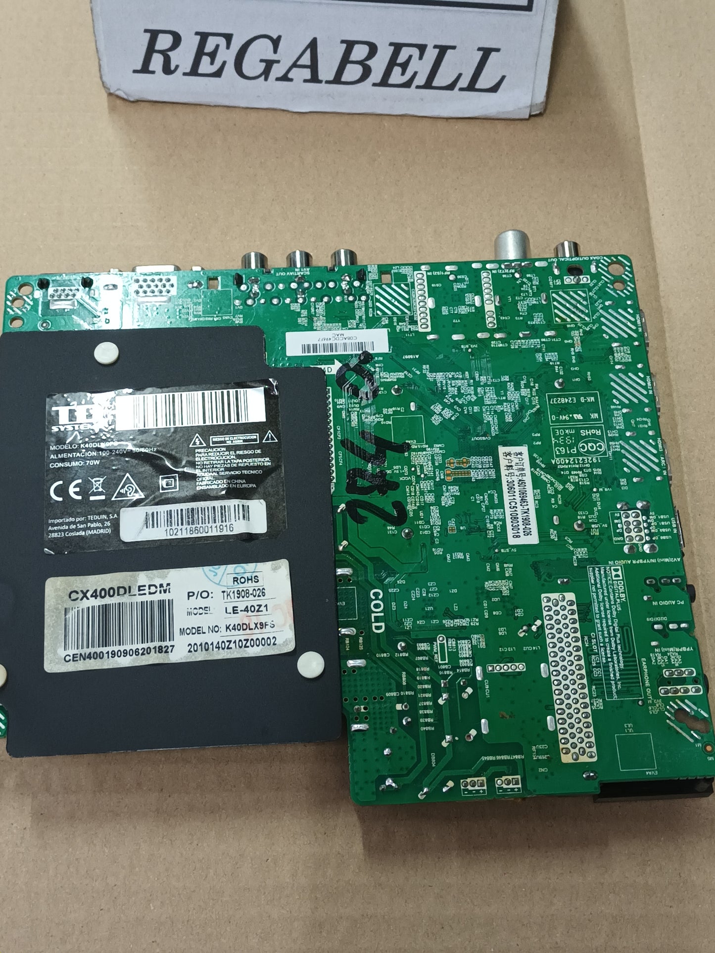 PLACA MAIN, TP.MT.5510S.PB803, de tv TD SYSTEMS K40DLX9FS