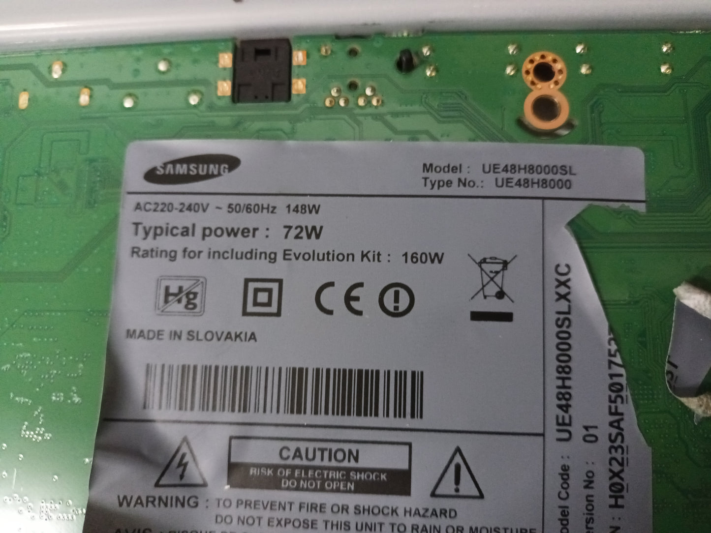 UE48H8000SL SAMSUNG, COMPONENTES TV, (ref-37)