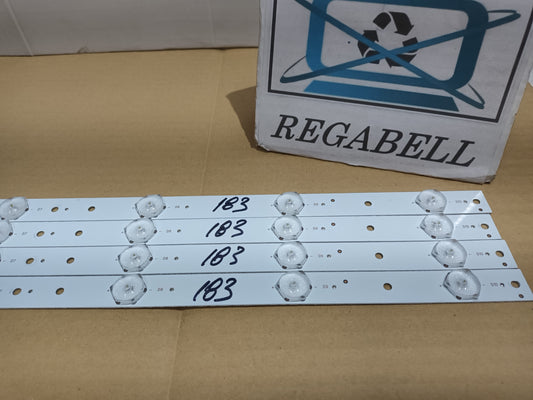 TCL F40B3803, KIT 4 TIRAS LED, (ref,183)