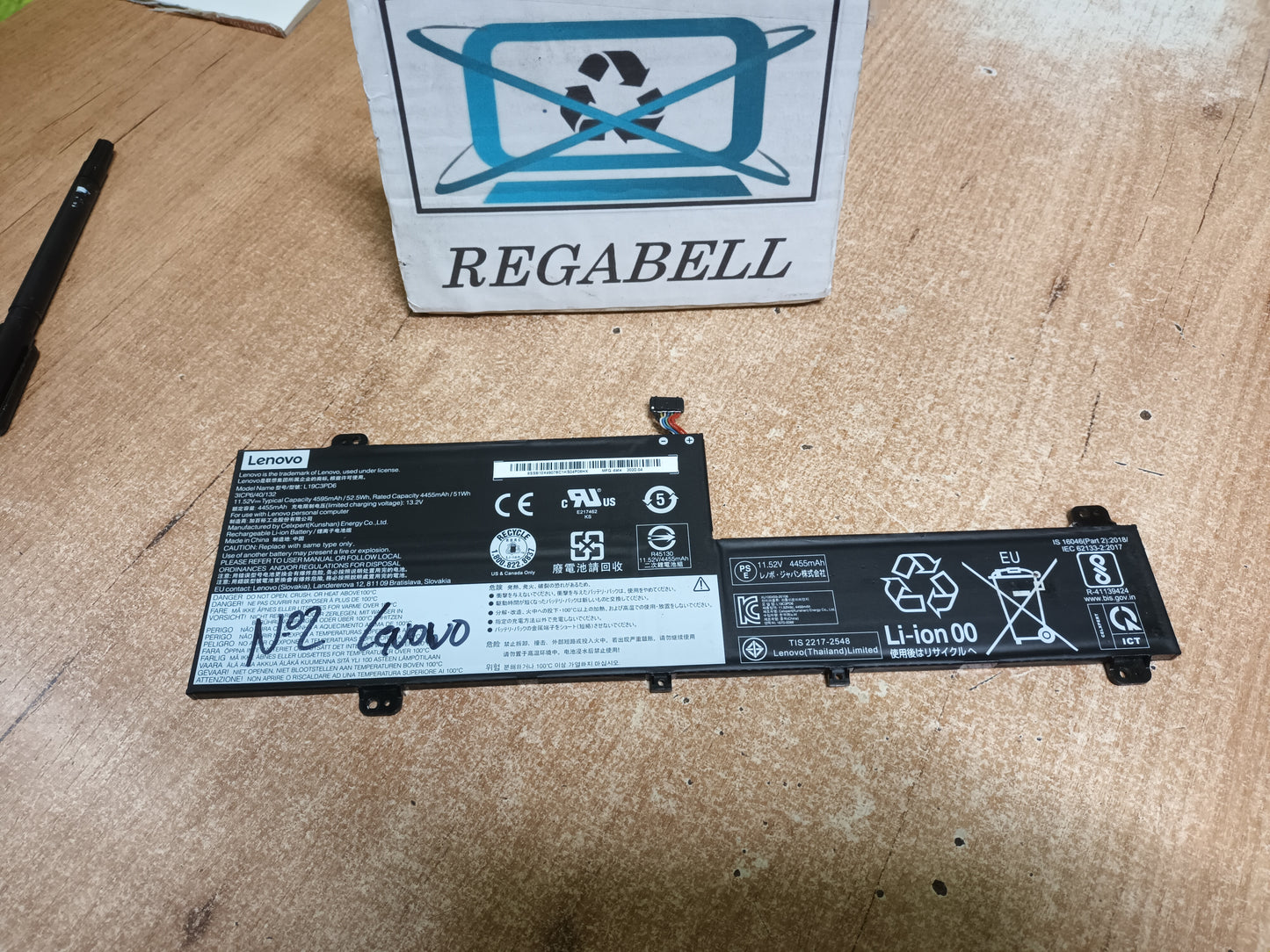 L19C3EPD6, BATERIA DE PORTATIL LENOVO