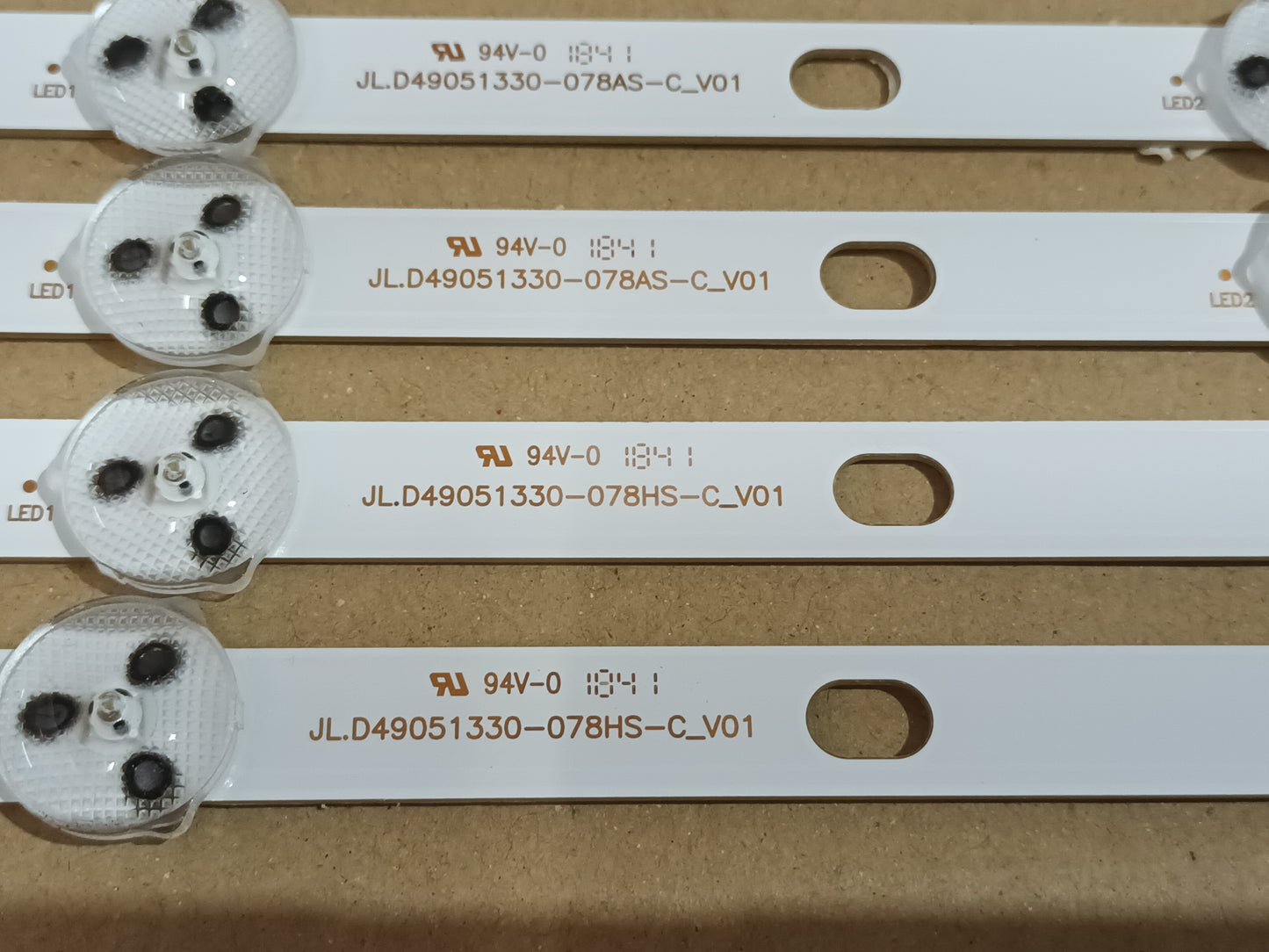 TOSHIBA 49L2863DG, KIT 6 TIRAS LED (ref.220)