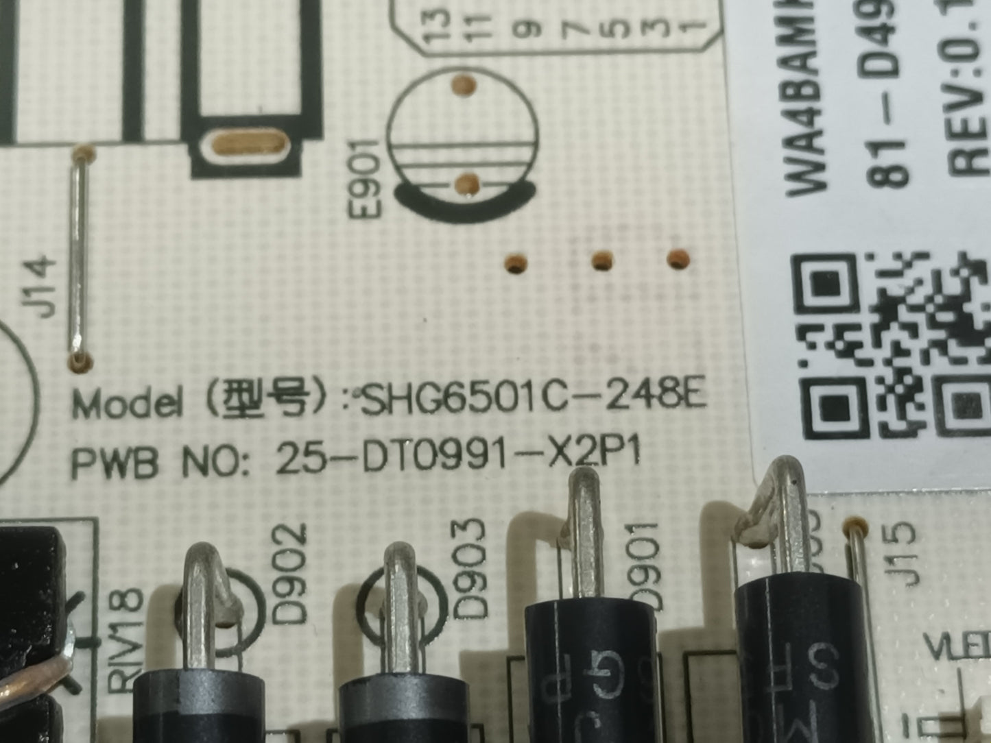 SHG501-248E, de tv XIAOMI TV L65M7-7AEU, 