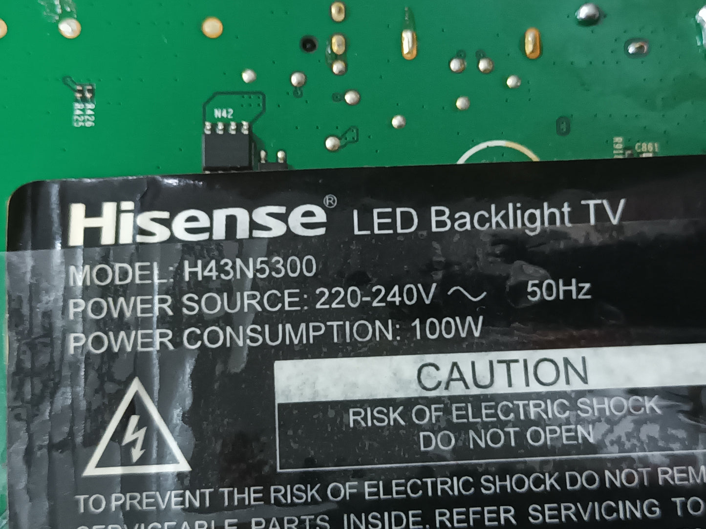 HISENSE H43N5300, KIT 7 TIRAS LED (ref.226)