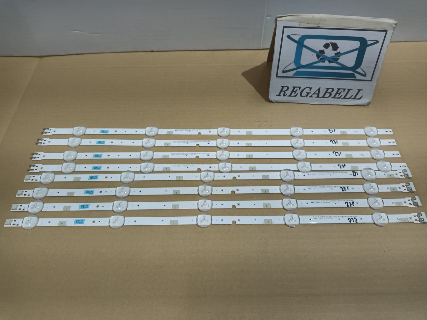 SAMSUNG UE49M5005AW, KIT 8 TIRAS LED (ref.231)