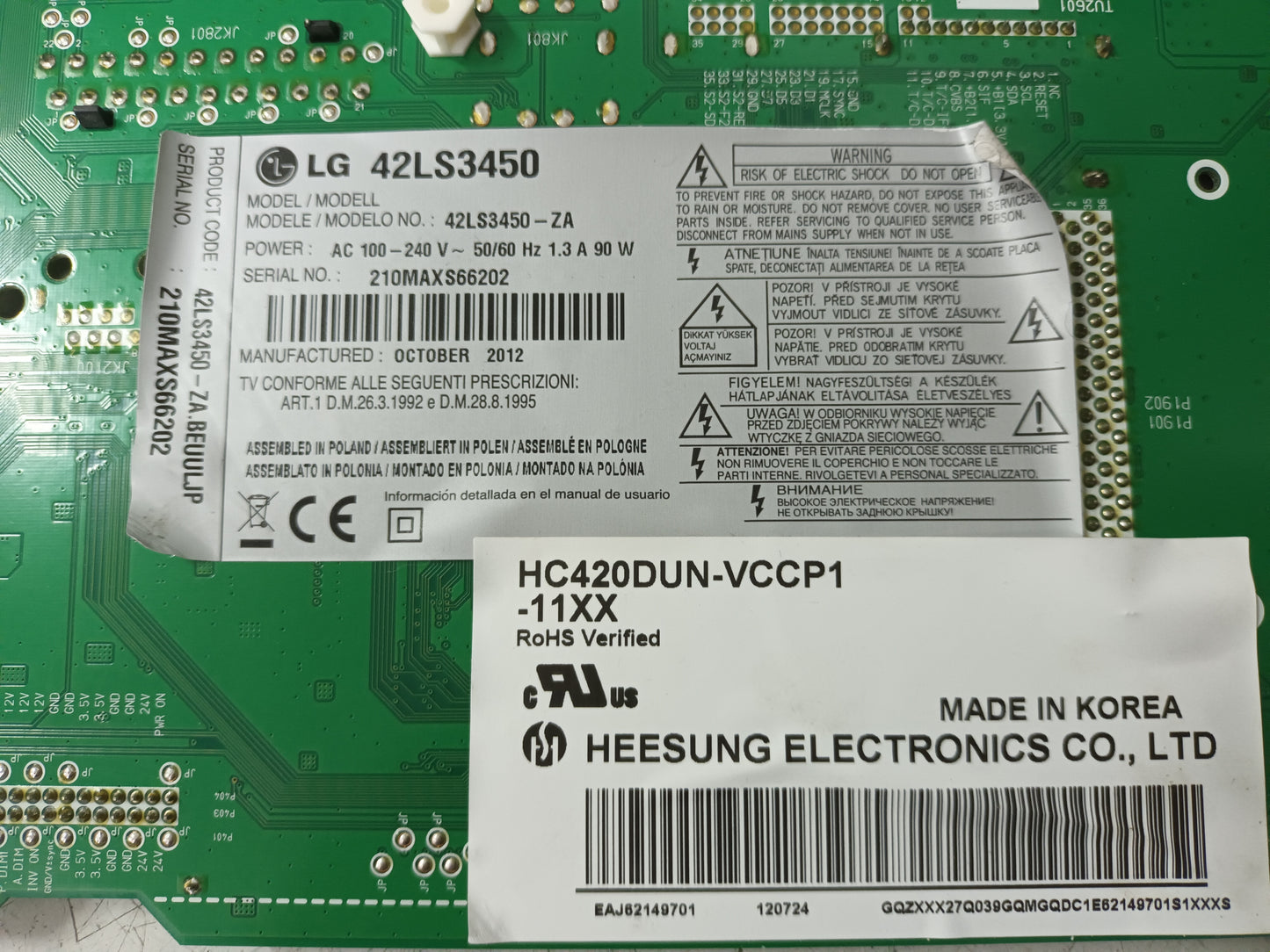 LG42LS3450, componentes, (ref-50)