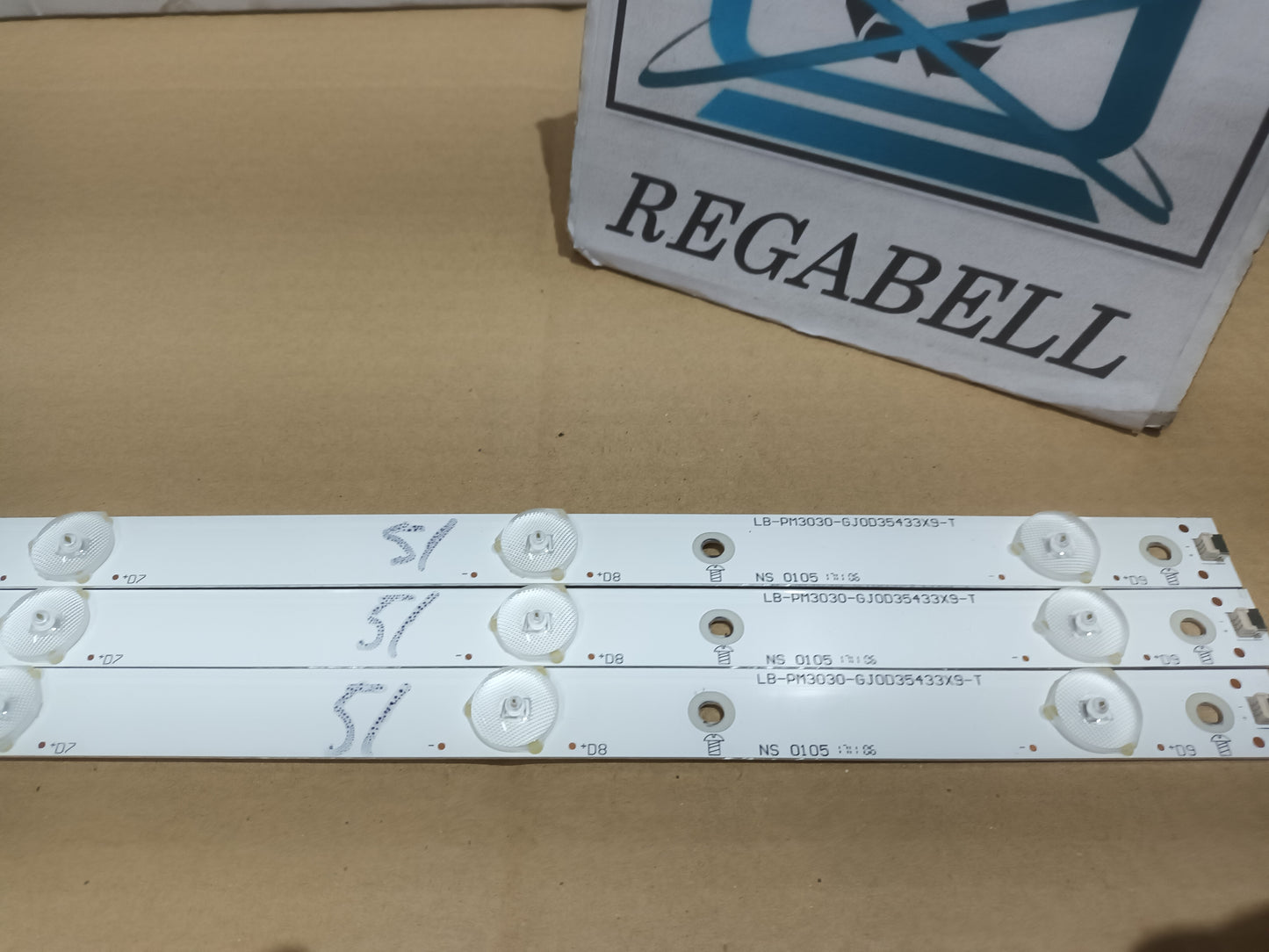 PHILIPS 43PFT4112/12, KIT 3 TIRAS LED (ref.51)