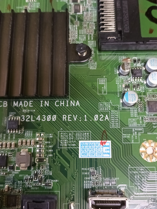 PLACA MAIN, de TV TOSHIBA 50L4333D, 