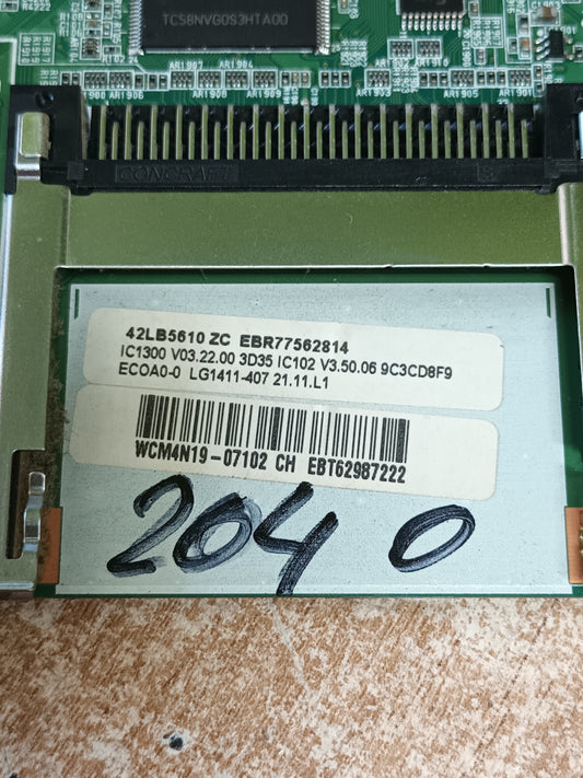 PLACA MAIN, EAX65361505(1.0), de TV LG42LB5610