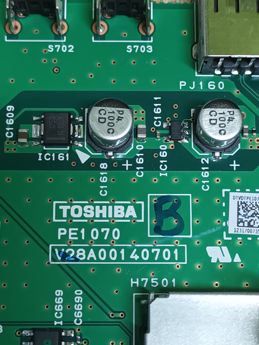 PLACA MAIN, V28A00140701, de tv TOSHIBA 23RL933,