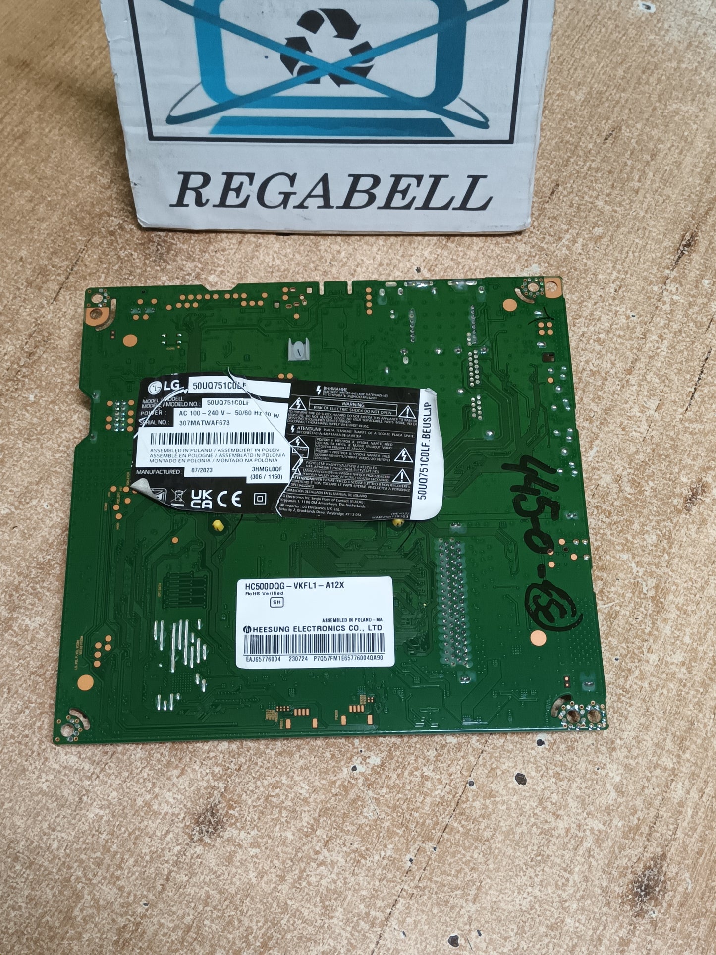 PLACA MAIN, 69830902(1.1), EBT67294103, de tv LG50UQ751COLF