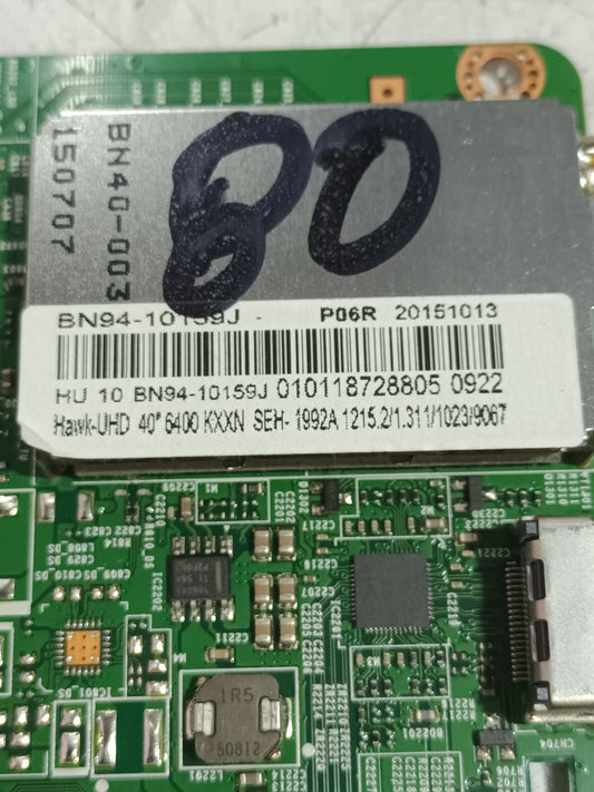 PLACA MAIN, BN41-02344D, BN94-10159J , de TV SAMSUNG UE40JU6400K,