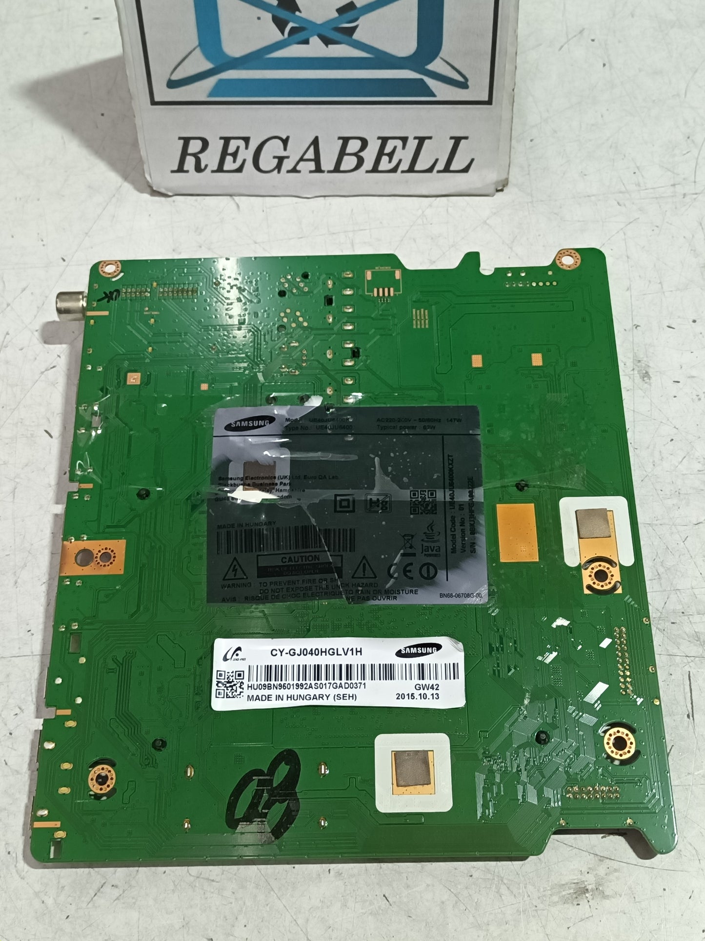 PLACA MAIN, BN41-02344D, BN94-10159J , de TV SAMSUNG UE40JU6400K,