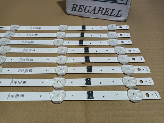 KIT 8 tiras de retroiluminación, NUEVAS de LG65UR78006LK