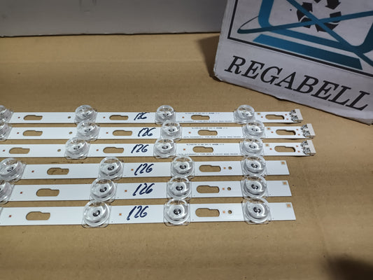 SAMSUN UE65DU7172U,KIT TIRAS LED nuevas, (ref,126)