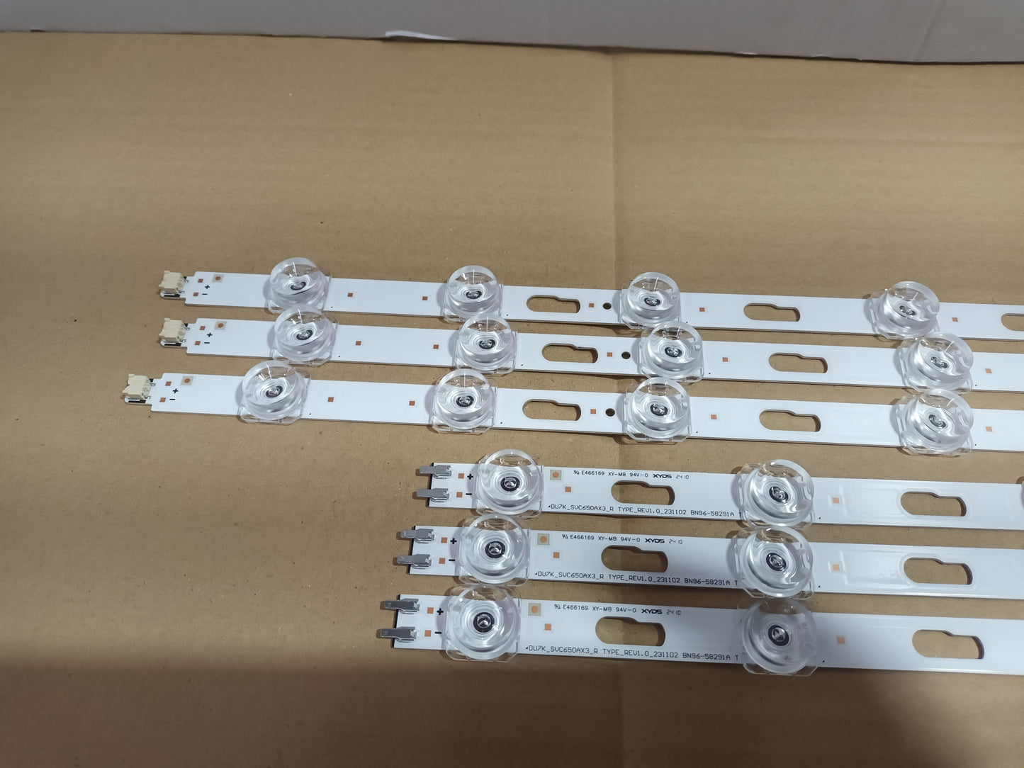 SAMSUN UE65DU7172U,KIT TIRAS LED nuevas, (ref,126)