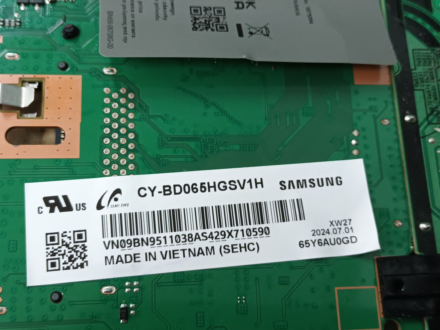 SAMSUNG UE65DU7172U, componentes NUEVOS, (ref-69)